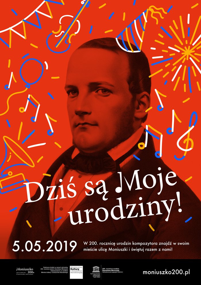 List Ministra Kultury i Dziedzictwa Narodowego z okazji 200. urodzin Stanisława Moniuszki