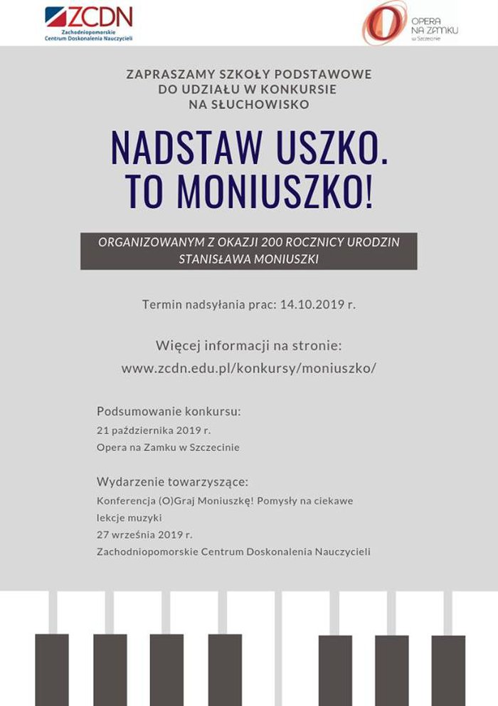 Projekty moniuszkowskie Zachodniopomorskiego Centrum Doskonalenia Nauczycieli