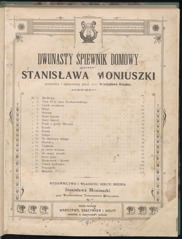 Moniuszkowski portal pieśniowy - posłuchaj Śpiewników domowych!